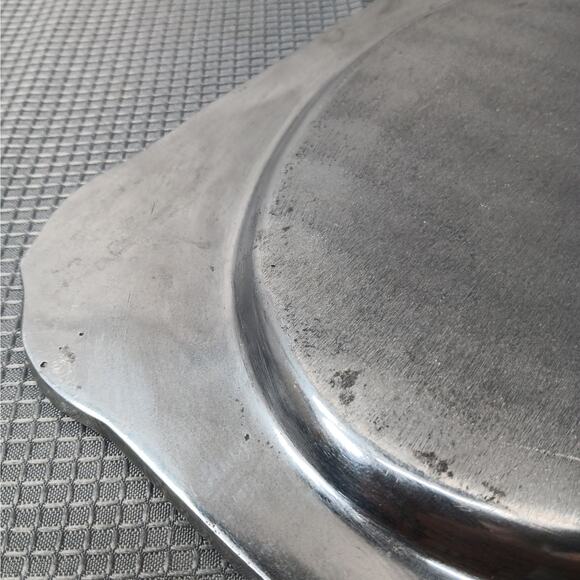 Heavy‎ Aluminum Palm Tree Platter 12" Rectangle - Picture 5 of 8